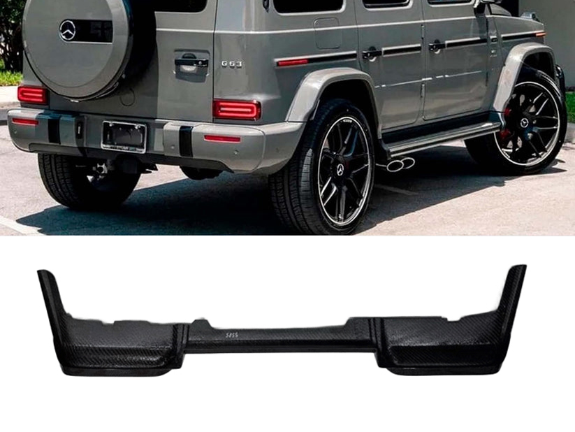 Carbon Fiber BRABUS Rear Diffuser for G63 AMG Mercedes-Benz G-Class W463A W464